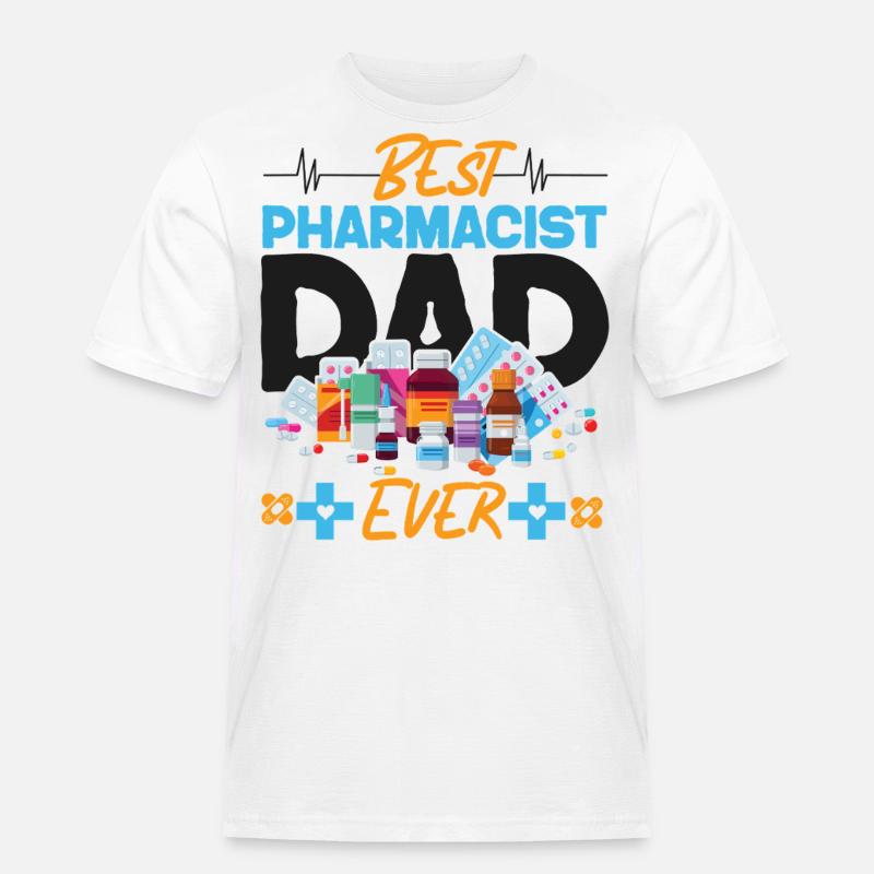 Pharmacy Tech Technician - Männer Workwear T-Shirt - Weiß
