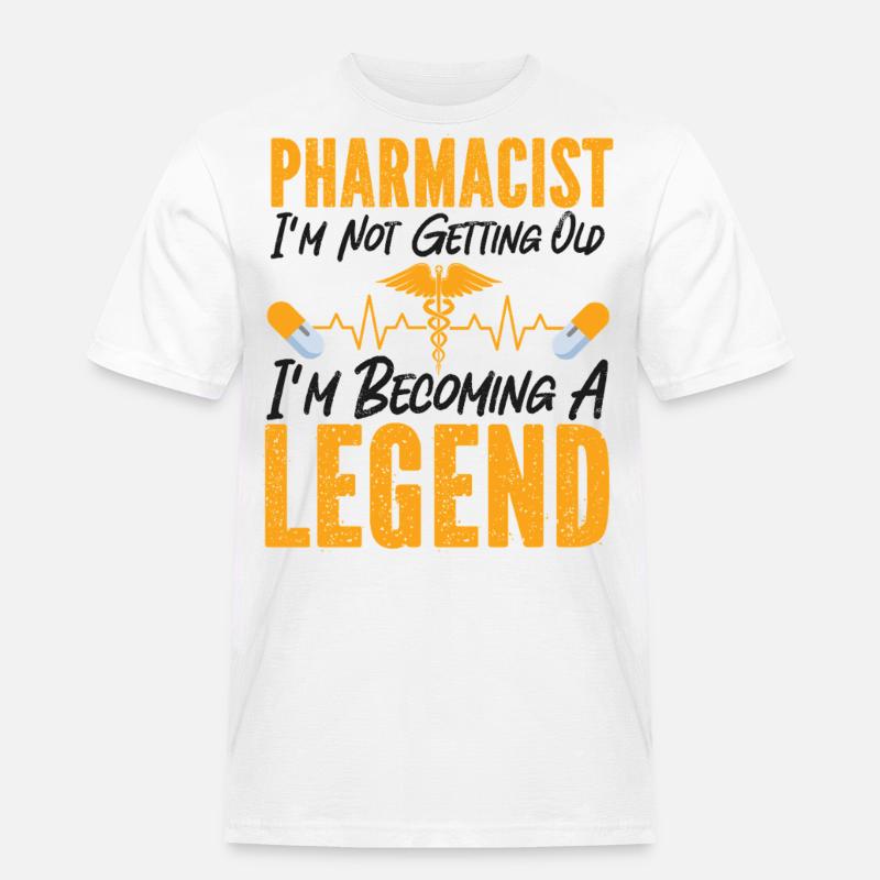 Pharmacy Tech Technician - Männer Workwear T-Shirt - Weiß