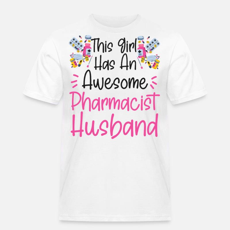 Pharmacy Tech Technician - Men's Workwear T-Shirt - white