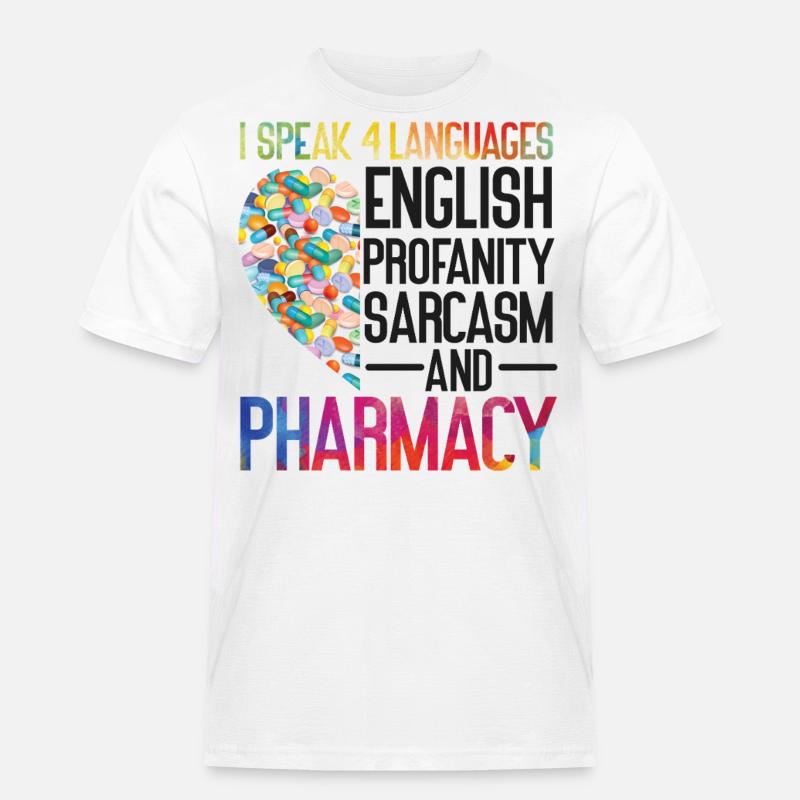 Pharmacy Tech Technician - Männer Workwear T-Shirt - Weiß