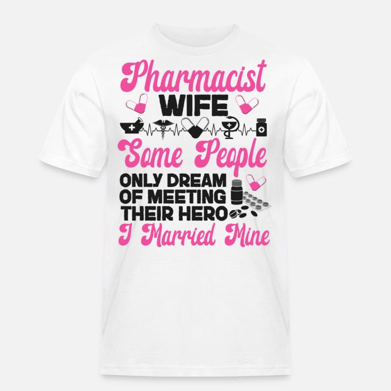 Pharmacy Tech Technician - Men's Workwear T-Shirt - white
