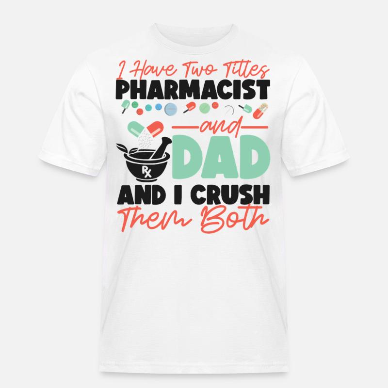 Pharmacy Tech Technician - Männer Workwear T-Shirt - Weiß