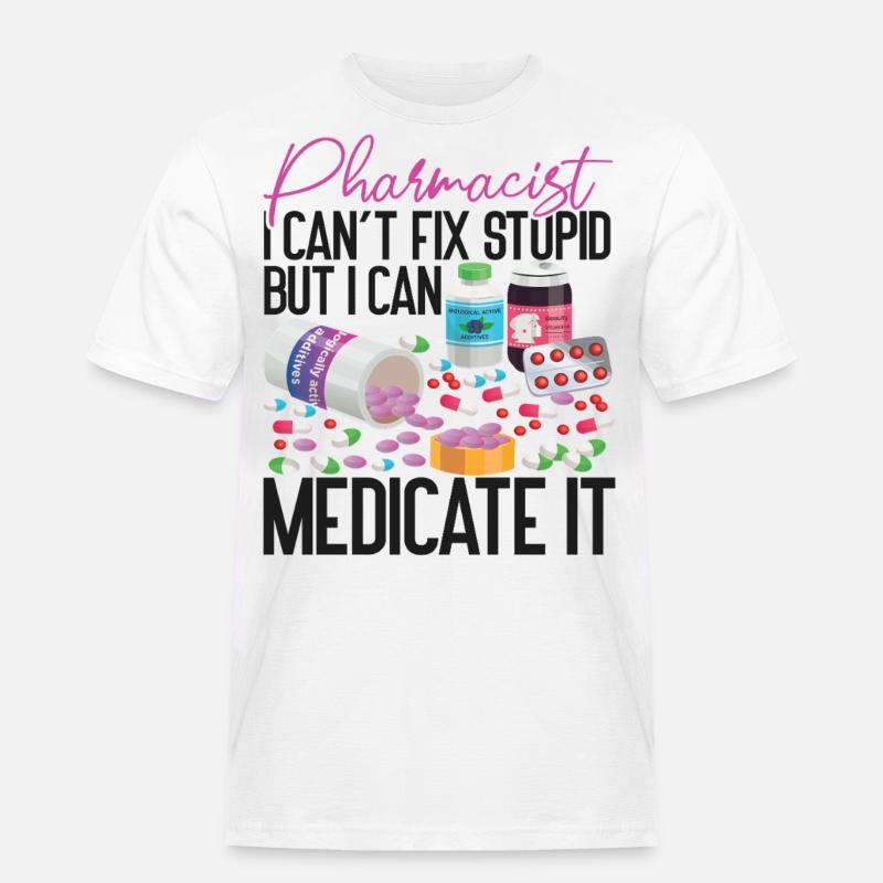 Pharmacy Tech Technician - Männer Workwear T-Shirt - Weiß