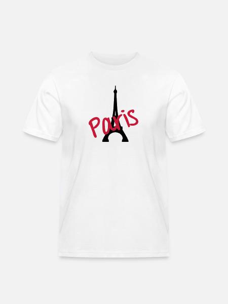 Eiffel Tower Paris - Men's Workwear T-Shirt - white