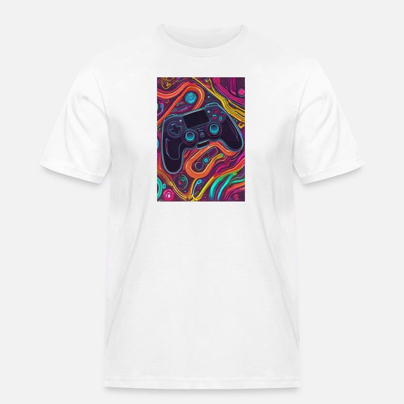 Bugi Mändel 2024/02 - Männer Workwear T-Shirt - Weiß