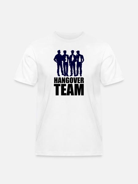 Hangover Team - Men's Workwear T-Shirt - white