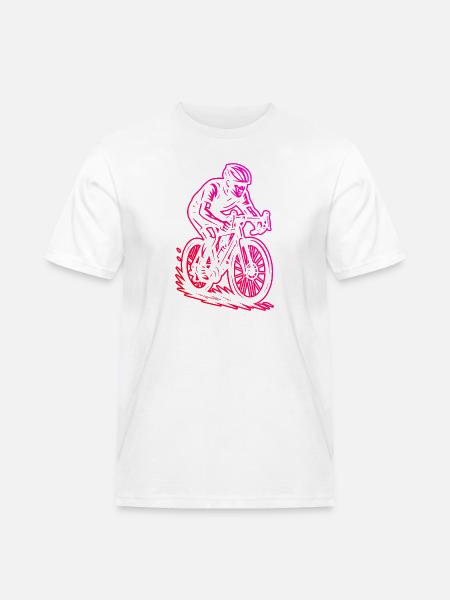 Super cadeau pour vélo de route - T-shirt Workwear homme - blanc