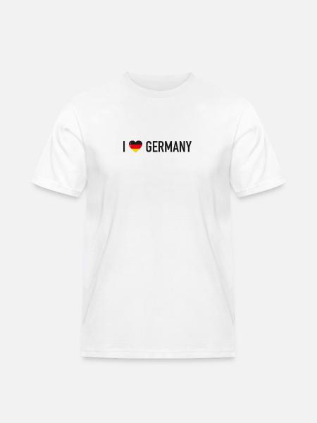 I Love Germany - Men's Workwear T-Shirt - white