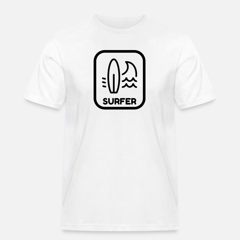 Surf / Surfing / Surfer / Surfen / Beach - Men's Workwear T-Shirt - white