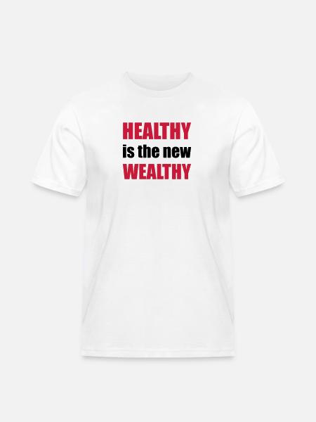gesund - Männer Workwear T-Shirt - Weiß
