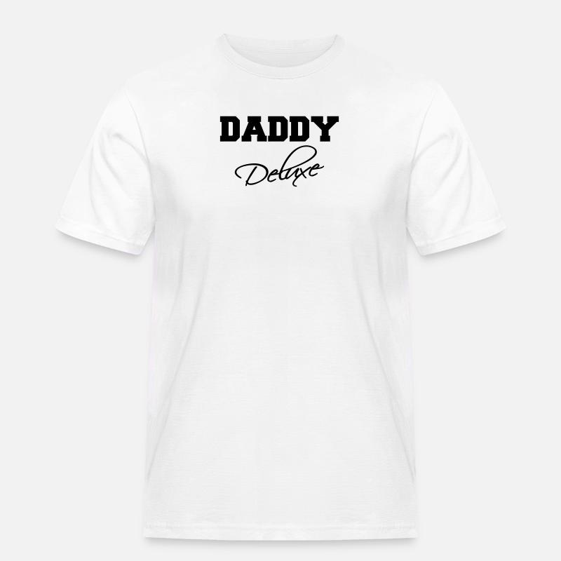 Daddy Deluxe - Männer Workwear T-Shirt - Weiß