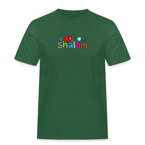 Shalom II - Männer Workwear T-Shirt