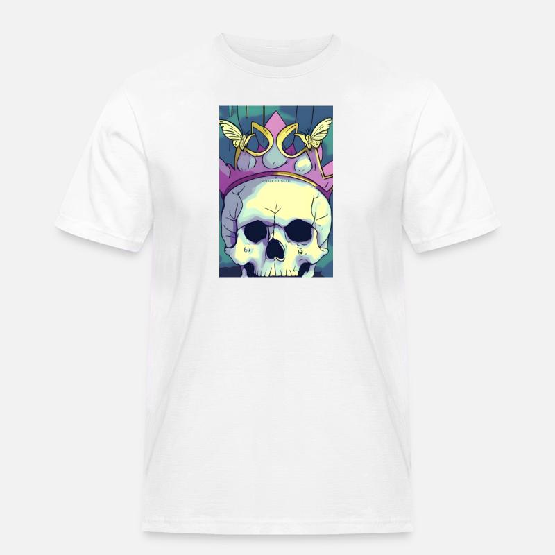sidback unltd. - Verlorene Majestät - Männer Workwear T-Shirt - Weiß