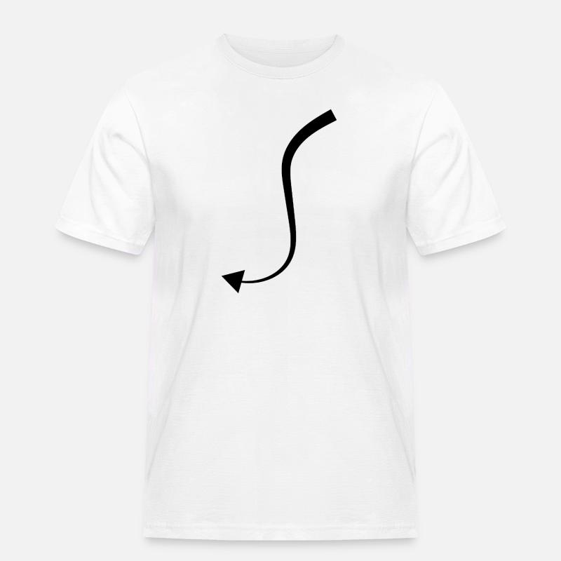 Devil Tail - Men's Workwear T-Shirt - white