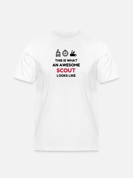 scout / scouting / scoutisme / guide - T-shirt Workwear homme - blanc