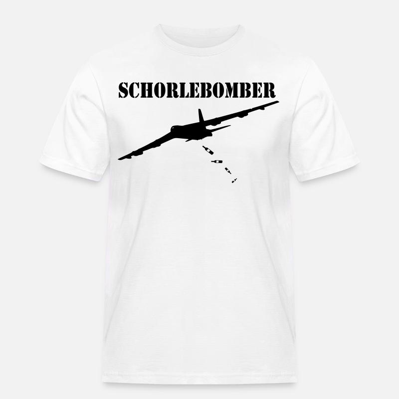 Schorlebomber - Männer Workwear T-Shirt - Weiß