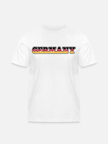 germany - Männer Workwear T-Shirt - Weiß