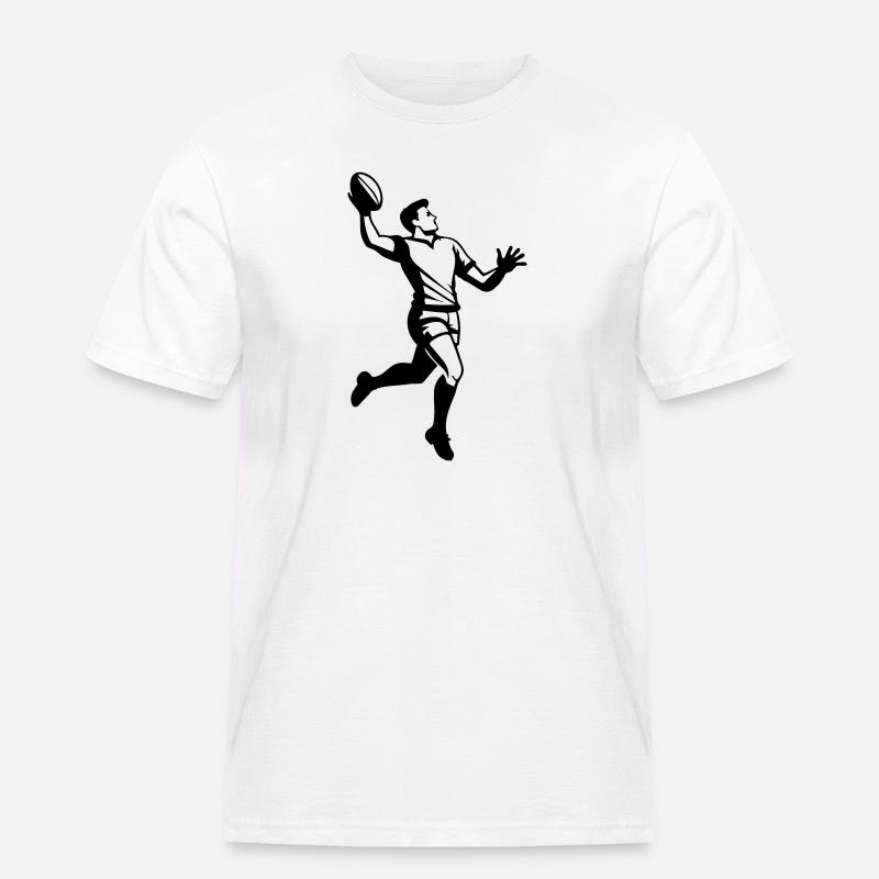 Rugby - Men's Workwear T-Shirt - white