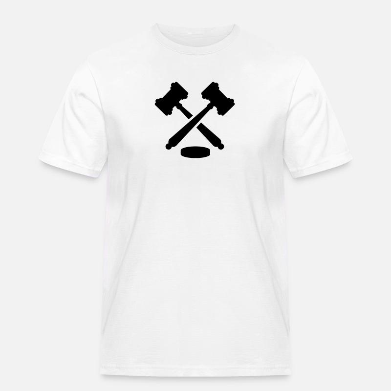 Richter - Männer Workwear T-Shirt - Weiß