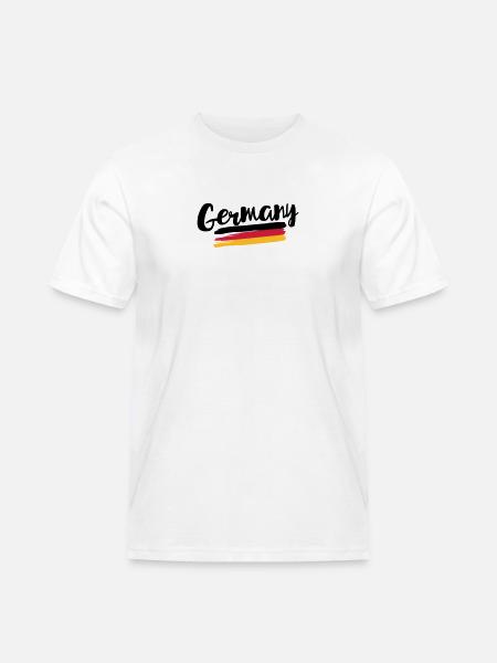 Germany flag – flag of Germany - Men's Workwear T-Shirt - white