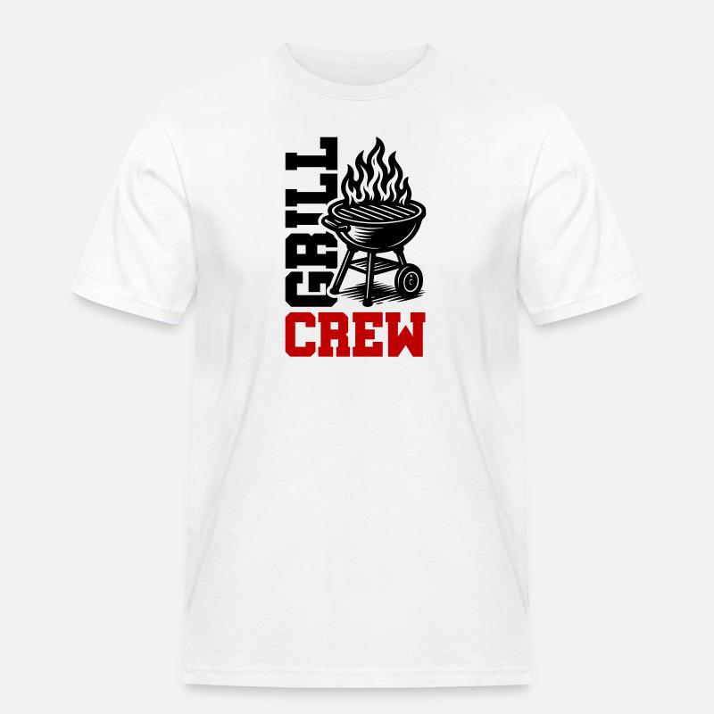 Grill Crew - Men's Workwear T-Shirt - white