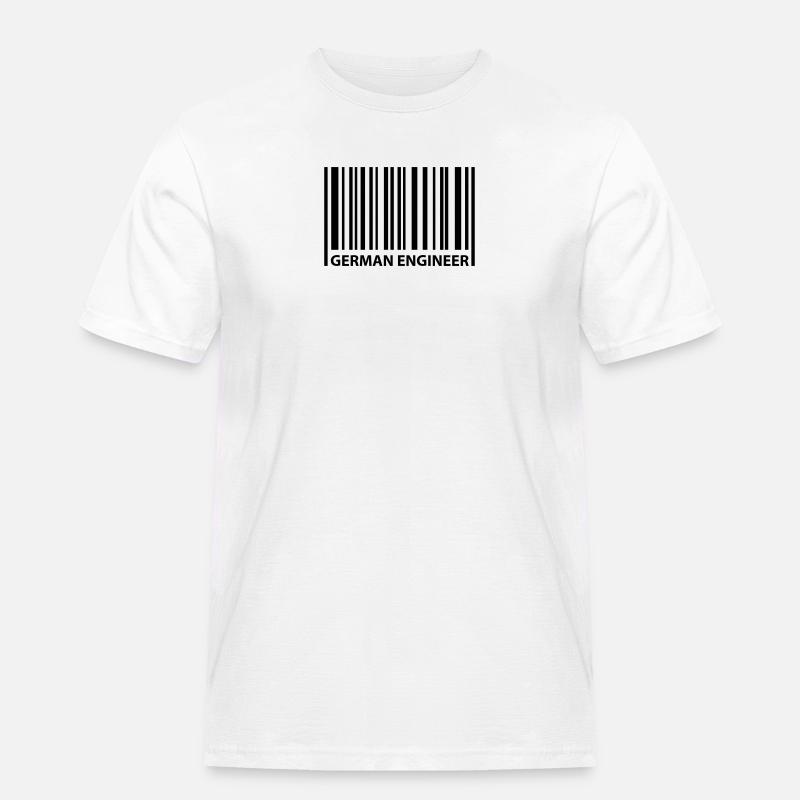 german engineer - Männer Workwear T-Shirt - Weiß
