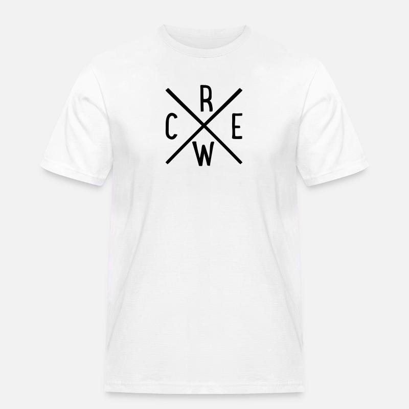 Crew - Männer Workwear T-Shirt - Weiß
