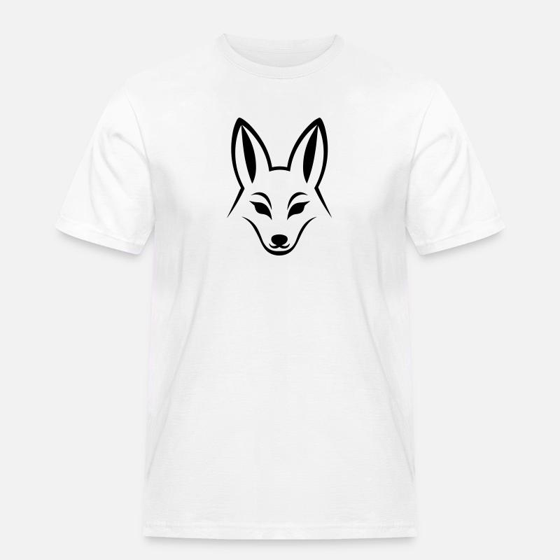 Fuchs - Männer Workwear T-Shirt - Weiß