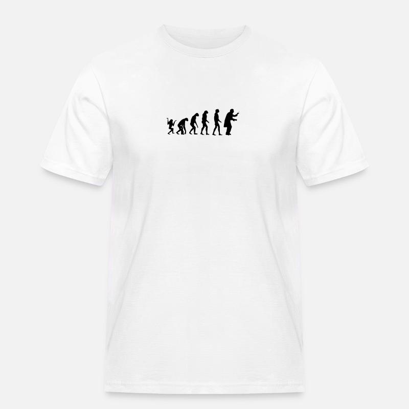 Evolution Dirigent - Männer Workwear T-Shirt - Weiß