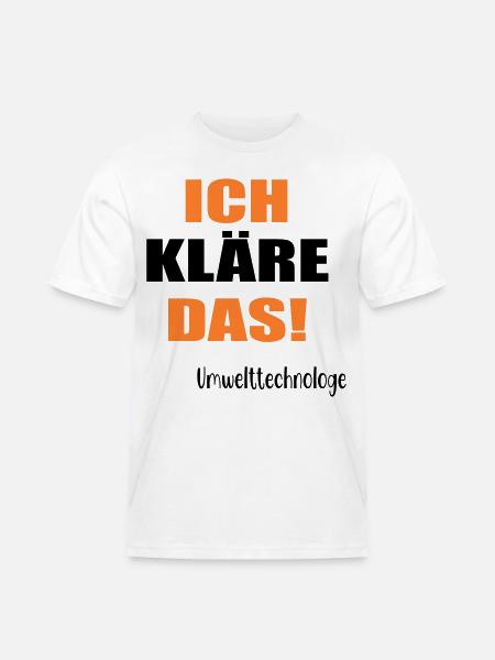 Umwelttechnologe Abwasser - Männer Workwear T-Shirt - Weiß