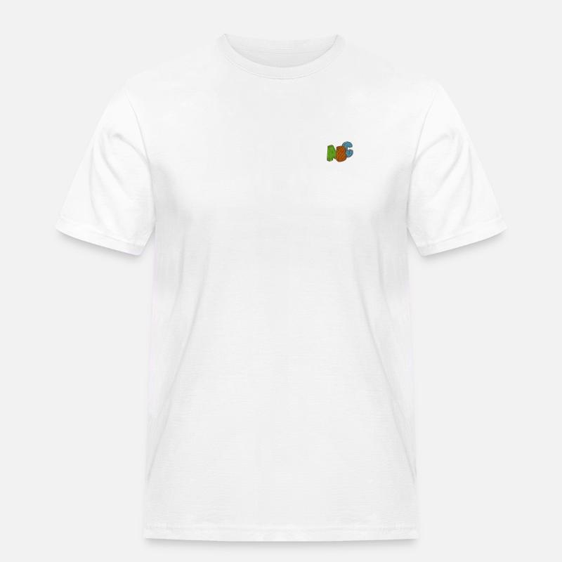 ABC - Männer Workwear T-Shirt - Weiß