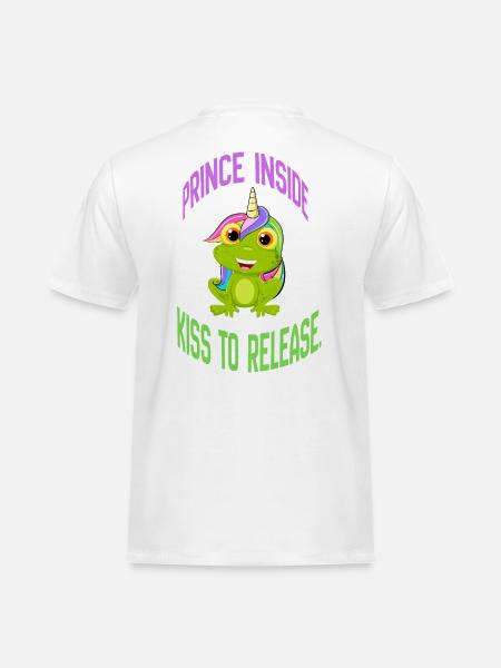 Prince Inside – Kiss to Release - Men's Workwear T-Shirt - white