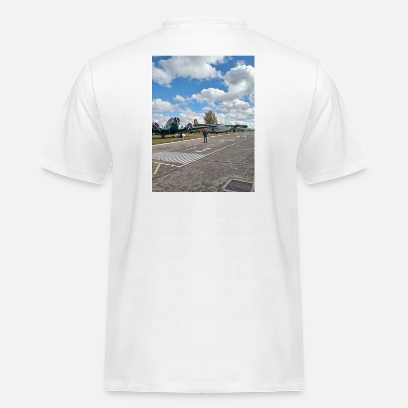 Aviation classique exposée - T-shirt Workwear homme - blanc