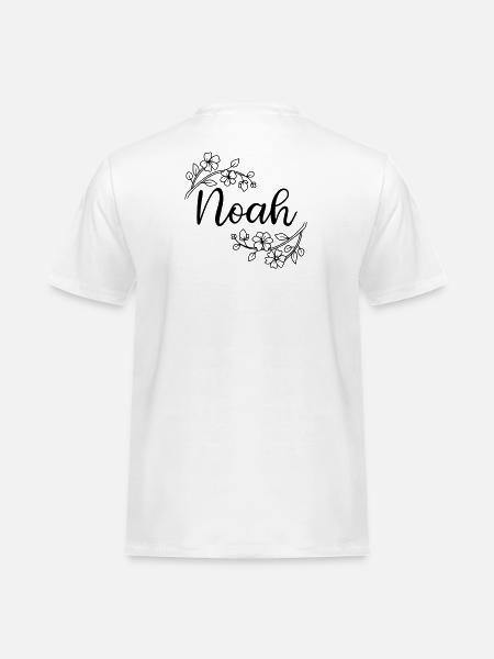 Noah | Name of Name | Vectorgraphic ! - Men's Workwear T-Shirt - white