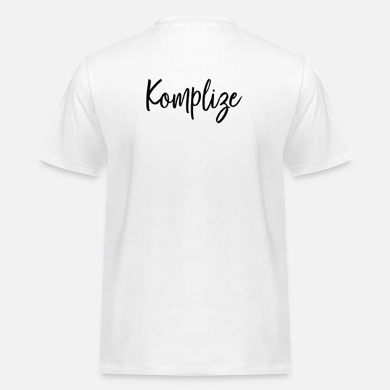 Komplize Freund Partner Geschenk - Männer Workwear T-Shirt - Weiß