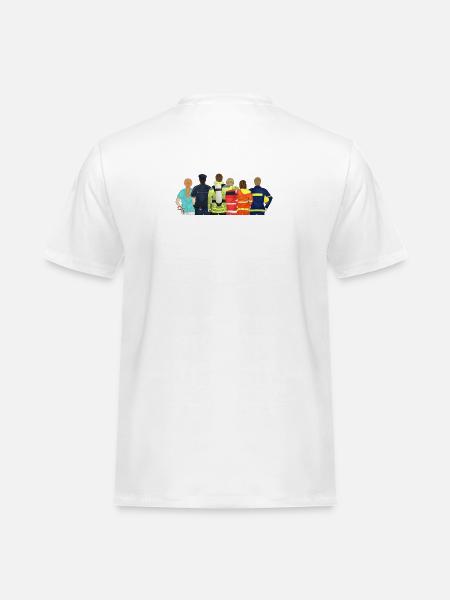 Aid organizations - HiOrg - Men's Workwear T-Shirt - white