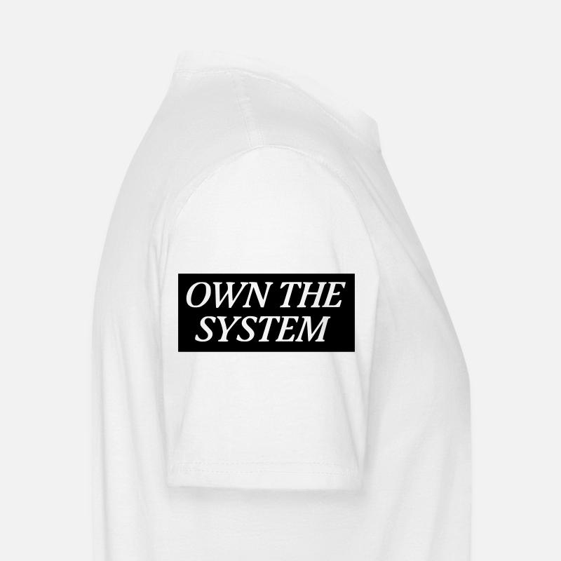 Posséder le système - Das eigene System - T-shirt Workwear homme - blanc