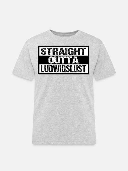 Ludwigslust - Männer Workwear T-Shirt - Grau meliert