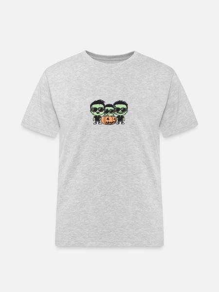 Zombies Halloween Cool - Men's Workwear T-Shirt - heather grey