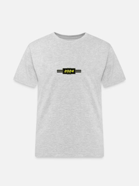 Année 2024 - T-shirt Workwear homme - gris chiné