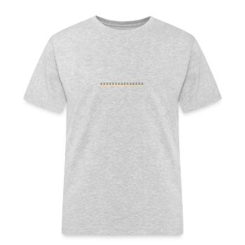 Linea Germania - Maglietta da lavoro per uomo - grigio melange - Fronte - AI Model Male 185 dark (185cm)