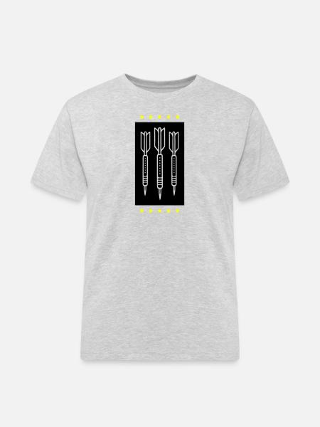 Darts Team Darts Icon - Men's Workwear T-Shirt - heather grey