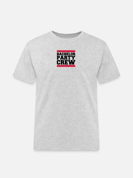 Bachelor Party Crew - Men's Workwear T-Shirt - heather grey