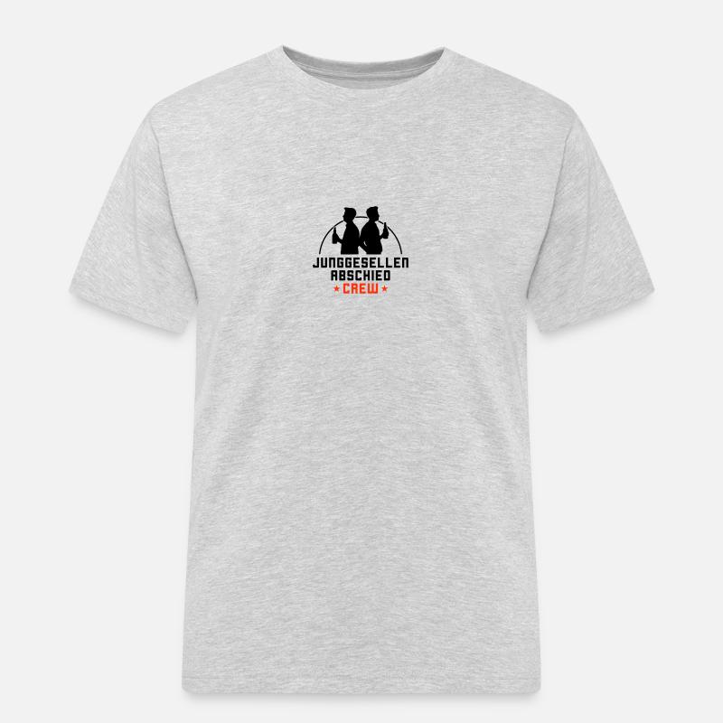 Junggesellenabschied Crew Jga - Männer Workwear T-Shirt - Grau meliert