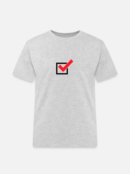 Tick Tick icon - Men's Workwear T-Shirt - heather grey