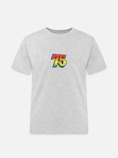 75 Number Symbol - Men's Workwear T-Shirt - heather grey
