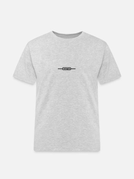 Marathon Running - Men's Workwear T-Shirt - heather grey