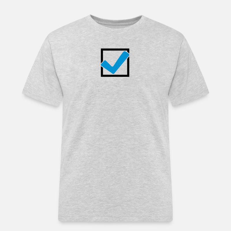 Rectangular hook logo - Men's Workwear T-Shirt - heather grey