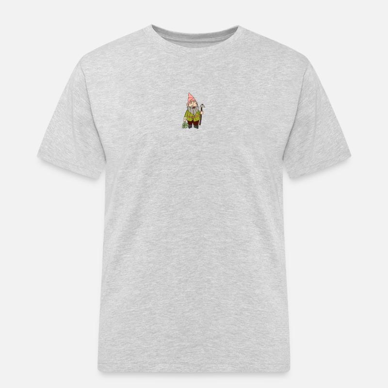 kabouter - Männer Workwear T-Shirt - Grau meliert