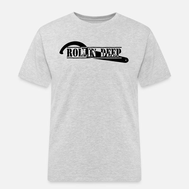 ROLLINDEEP - Männer Workwear T-Shirt - Grau meliert